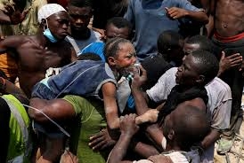 Pupils Escape Death As Classroom Collapses During Lesson Hours In Lagos School
