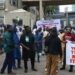 Shots Fired As Contractors Block Finance Ministry Over Unpaid Debts 5 Shots Fired As Contractors Block Finance Ministry Over Unpaid Debts