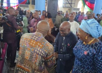 Fubara Returns To Rivers, Attends Armed Forces Celebration, Remembrance Day Church Service