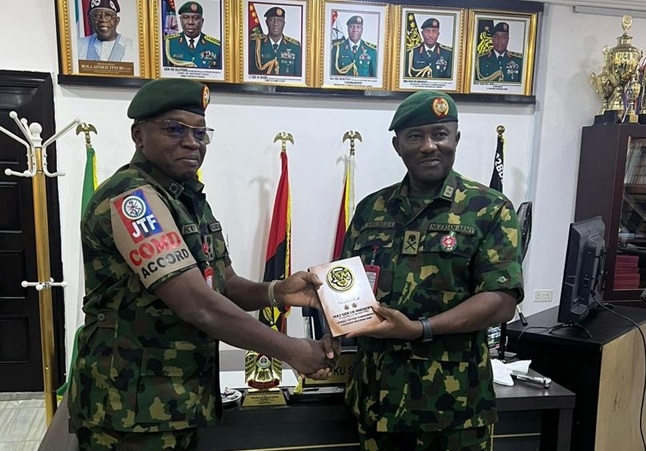 Troops Commended Over Professionalism, Commitment 1 GOC 2 Division Chinedu Ralph Nnebeife Visits Troops in Kogi 4
