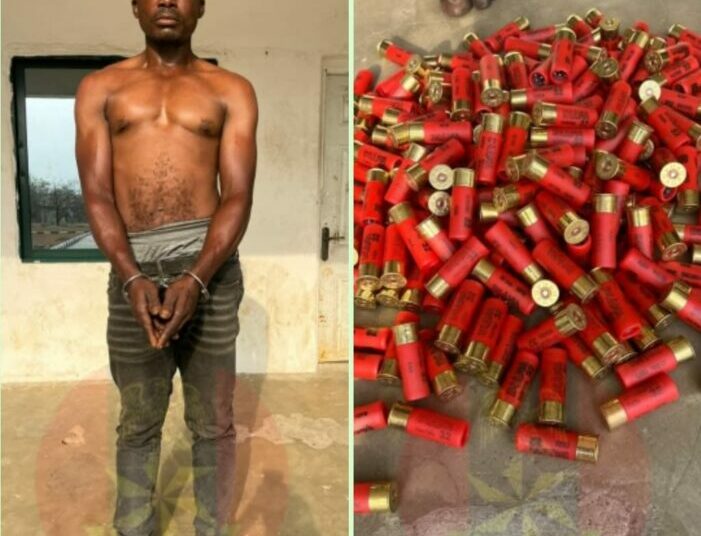 Troops Arrest Suspected Gun Runner, Recover 245 Pump Action Cartridges In Cross River 1 Gun runner