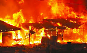 Fire Guts Building, Kills I03-yr-old Woman In Lagos