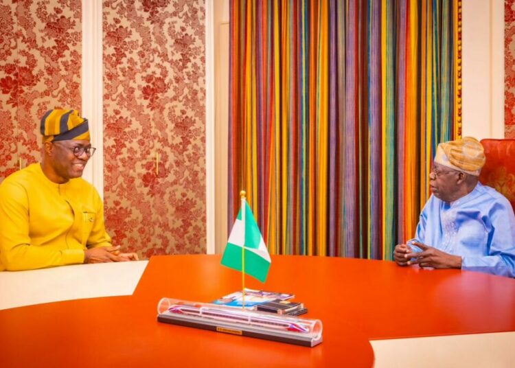 'No Rift With President, I’m Comfortable In PDP', — Makinde Says After Meeting Tinubu 1 MakindeTinubu