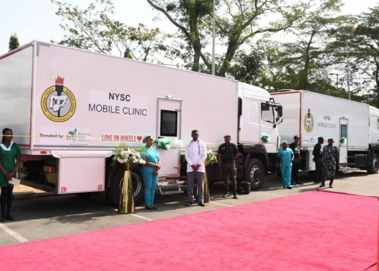 First Lady Donates Mobile Clinics To Youth Service Corps 1 NYSC