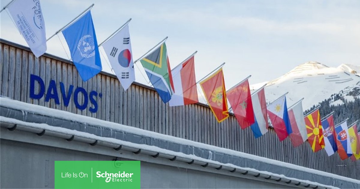 Schneider Electric Advances Energy Tech At World Economic Forum In Davos
