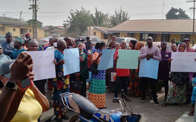 Teaching hospital protest