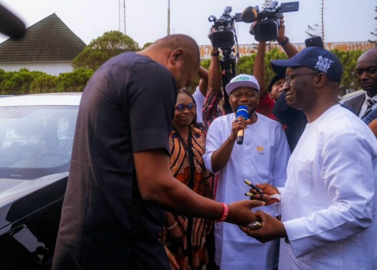 PICTORIAL: Edo Governor Gifts Government House Workers Brand New SUVs 1 WhatsApp Image 2026 01 31 at 09.20.00