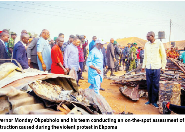 Ekpoma Protest: Anger, Looting, Arrests And A Swift Government Response 1 ekpoma protest