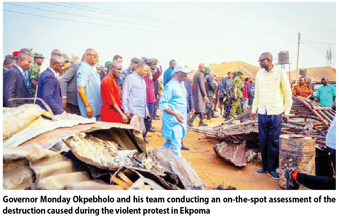 Ekpoma Protest: Anger, Looting, Arrests And A Swift Government Response