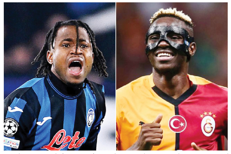 Champions League Play-offs: Osimhen’s Galatasaray Face Juventus Test, Lookman’s Atalanta Battle Dortmund