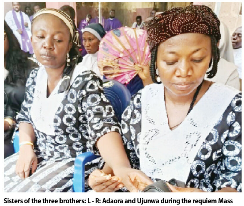 GNI Fire Disaster: Three Brothers Buried Amidst Tears, Wailing 2 omatu