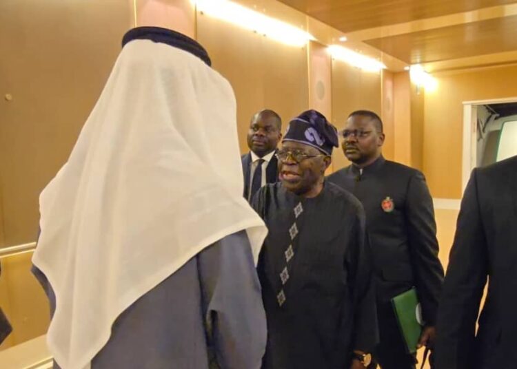Tinubu Arrives UAE for Abu Dhabi Sustainability Week 1 tinubu arrives UAE