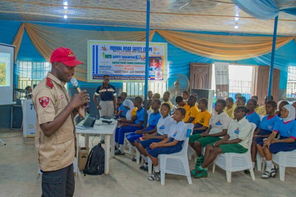 Starting The Year With Impact: Segilola Resources Delivers School, Skills, And Safety Initiatives In Host Communities 3 6. Students at FRSC Ilesha Youth Sensitization and Command Youth Safety Education YES Program