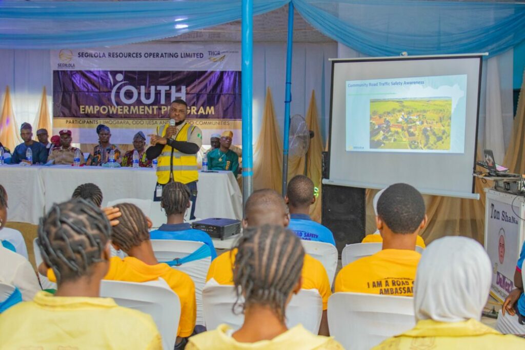 Starting The Year With Impact: Segilola Resources Delivers School, Skills, And Safety Initiatives In Host Communities 2 8. Community Road Traffic Safety Awareness Session