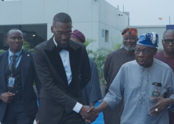 Obasanjo Hails Agboola At The Delborough Lagos, Says Flutterwave Is Largest Fintech In Africa