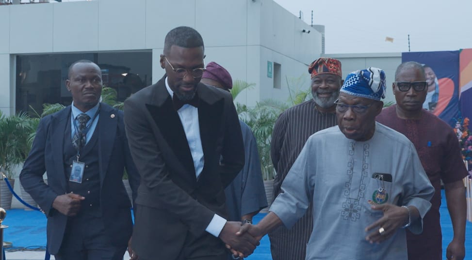 Obasanjo Hails Agboola At The Delborough Lagos, Says Flutterwave Is Largest Fintech In Africa
