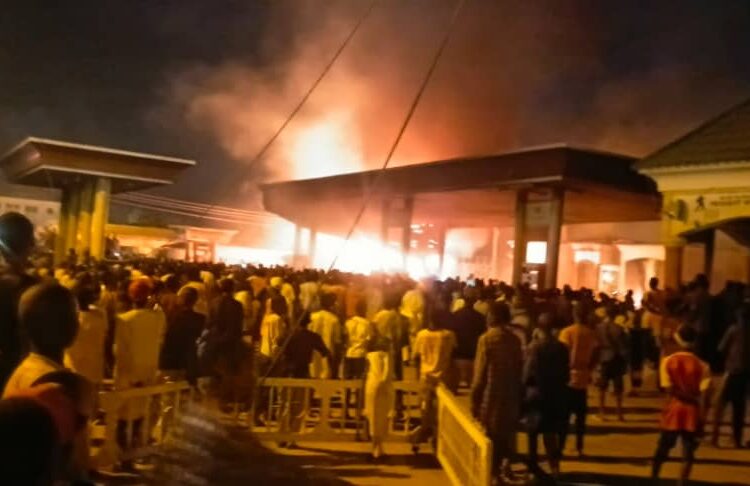 Fuel Tanker Fire Guts Petrol Station In Bauchi 1 BAUCHI FIRE