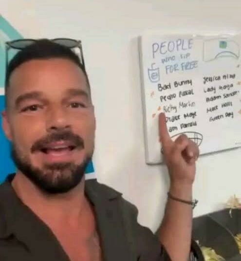 Ricky Martin Sees His Name On ‘People Who Sip for Free’ List While Visiting Coffee Shop In Miami 1 COFFEE
