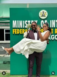 Ex-BBNaija Housemate Cross Okonkwo Weds Heartthrob Chinonso In Court 3 CROSS2