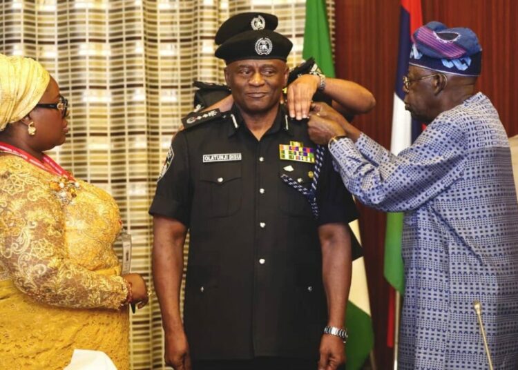 BREAKING: Tinubu Decorates Disu As Acting IGP 1 DISU 1