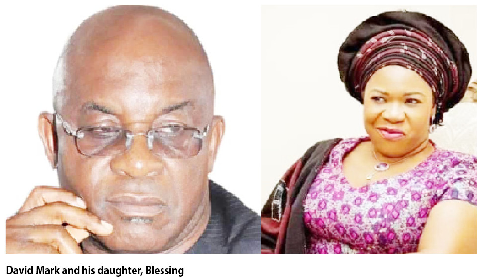 Politics Over Bloodline: Atiku, Mark, El-Rufai’s Kids Abandon Parents’ Political Parties 2 David Mark and his daughter Blessing