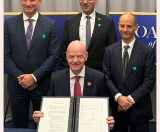FIFA Announces Landmark Partnership For Gaza Recovery Through Football 1 FIFAMEN