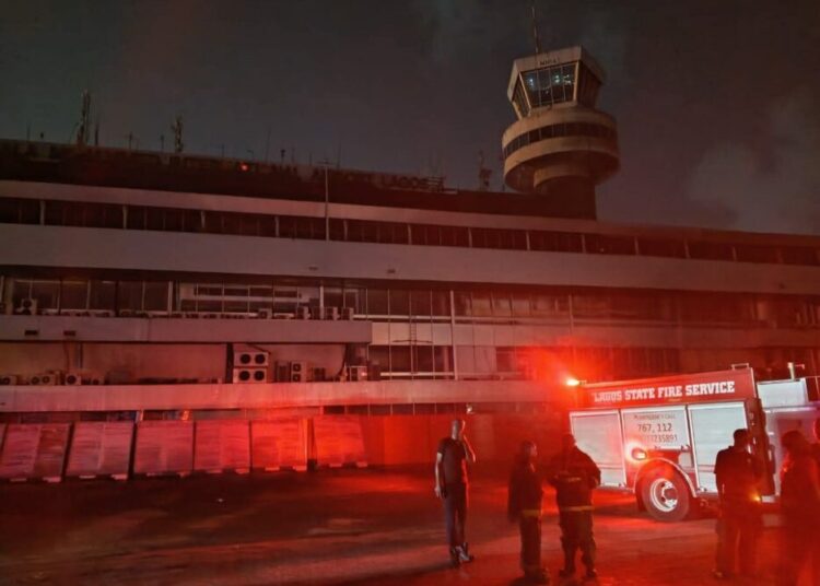 6 Injured In Lagos Airport Fire Incident, Says Rescue Service 1 FIRE