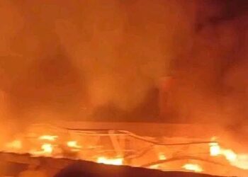 JUST-IN: Fire Guts Popular Kano Market