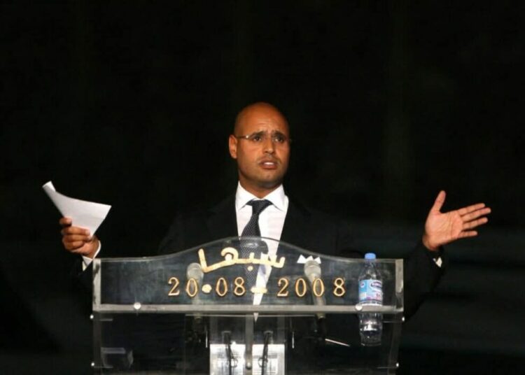 Ex-Libyan President Gaddafi's Son, Saif al-Islam, Shot Dead 1 Gadaffis son
