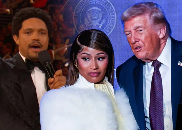 Trevor Noah Throws Jibes At Nicki Minaj Over MAGA Links 1 Grammy TrevorNickyTrump