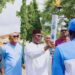 Governor Oborevwori Receives Torch Of Unity For 2nd Niger Delta Games