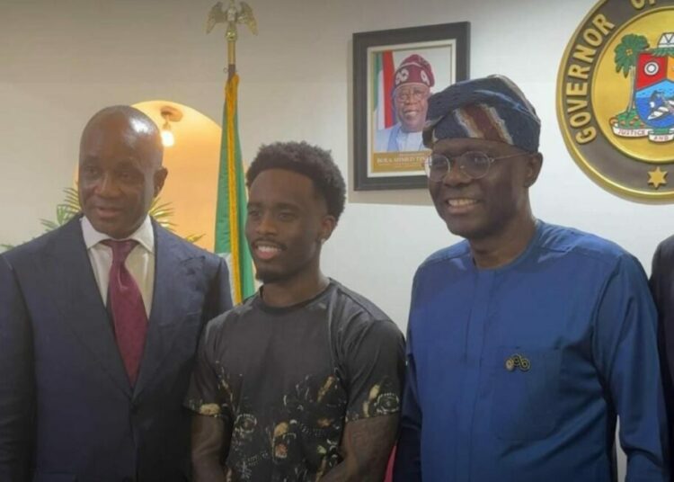 Sanwo-Olu Hosts American Streamer Kai Cenat Over Initiatives For Lagos 1 KAi Cenat