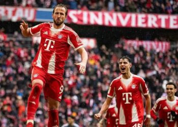 Kane’s Brace Seals Nine-Point Lead For Bayern Over Frankfurt