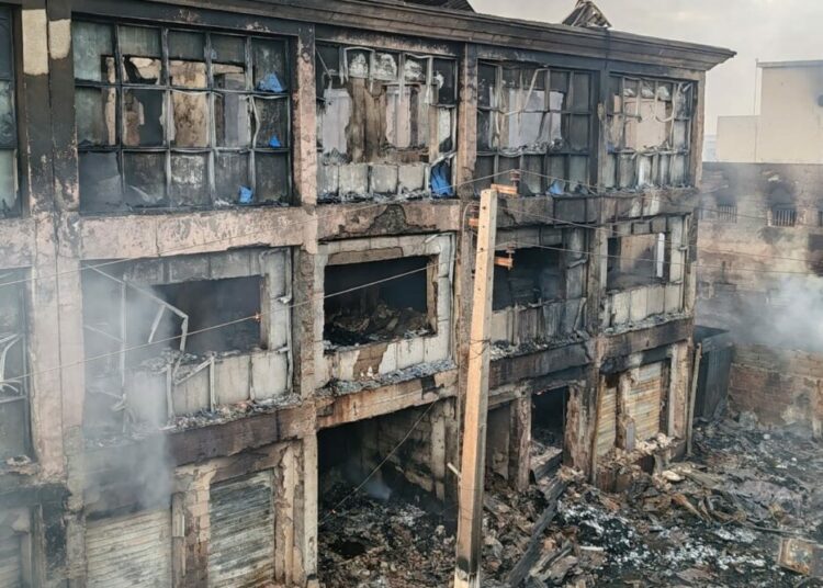 Again, Fire Outbreak Hits Kano Market 1 Kano Fire