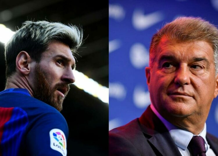 Laporta Says Relationship With Messi 'Strained' 1 LAPORTE