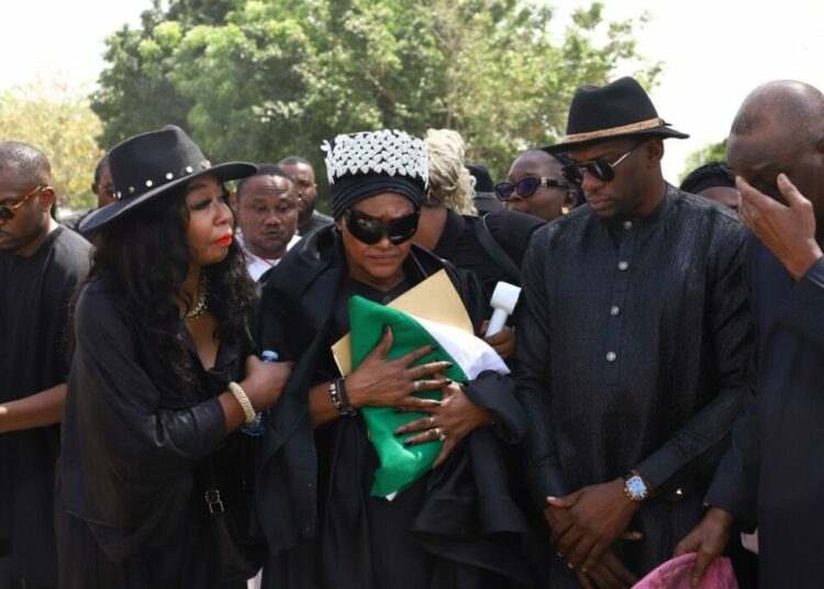 Family, Military Pay Last Respect To Retired AVM Okorodudu 1 Late Okorodudu