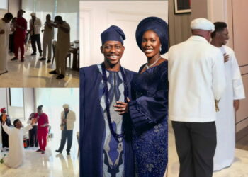 ‎Moses Bliss’ Wife Throws Surprise Birthday Ceremony, Worship Session In Dubai