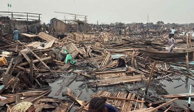 Makoko Demolitions Part Of Safety, Environmental Policy – Lagos Gov't 1 Makoko demolition2