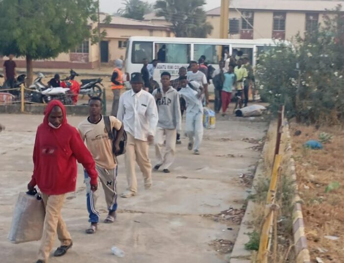 263 Stranded Nigerians Arrive Kano From Niger Republic 1 Niger repub