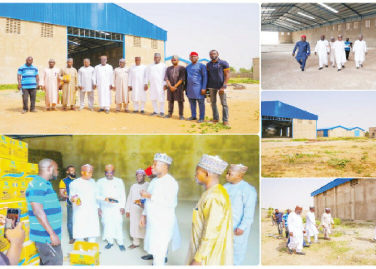 NASENI’s Liquid And Coal Fertilisers: Setting Stage For Farmers Bumper Harvests 1 Officials of National Agency for Science and Engineering Infrastructure NASENI and Whitefog Environmental Services Limited inspecting the coal fertilizer plant in Kano