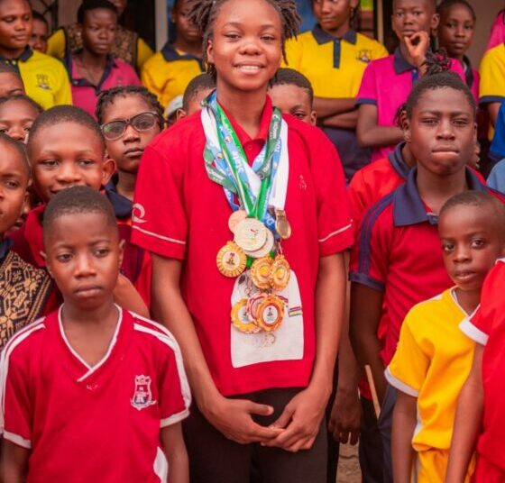 Gov Otti Celebrates Onusiriuka, Nigeria’s Best All-Round Gymnast, Afrobasket Female Team 1 Onusiriuka