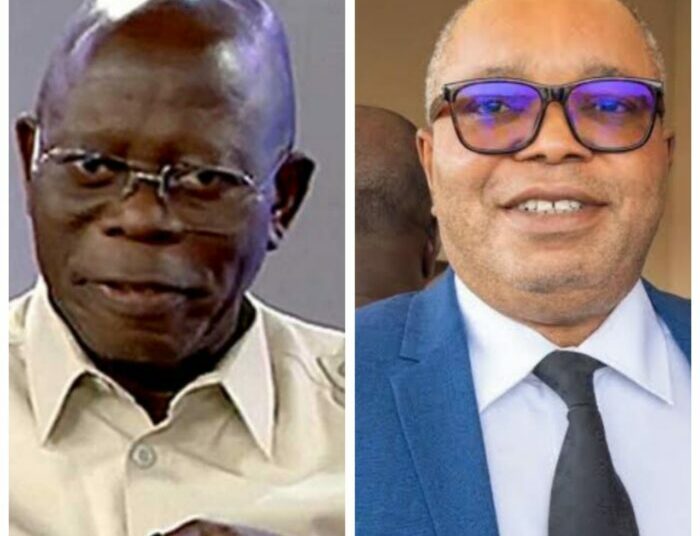 'No Rift With Oshiomhole', Tenebe Says As Edo APC Eyes 3.5m Votes 1 Oshiomole Tembe