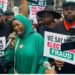 JUST-IN: Protesters Storm National Assembly Over Electronic Transmission Of Election Results
