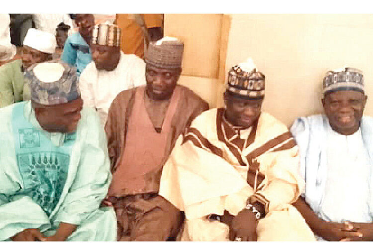 AbdulRazaq, Sultan, Emir, Speaker, Others Pour Tributes On Late Prof Badmas Yusuf 1 L-R: Senior special on Religion (Islam), Alh Ibrahim Danmaigoro, special adviser on Special Duties, Alh AbdulRazaq Jiddah and speaker, Kwara State House of Assembly, Engr. Yakubu Danladi- Salihu, at the fidau for the repose of the soul of a fomer NAHCON commissioner, Prof Badmas Yusuf, held at the Ilorin Jummat Central Mosque, Ilorin, Kwara State. PHOTO: ABDULLAHI OLESIN, ILORIN.