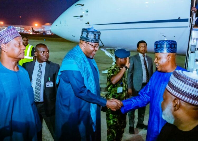 VP Shettima Back In Abuja After Successful Engagements At AU Summit 1 Shettima back