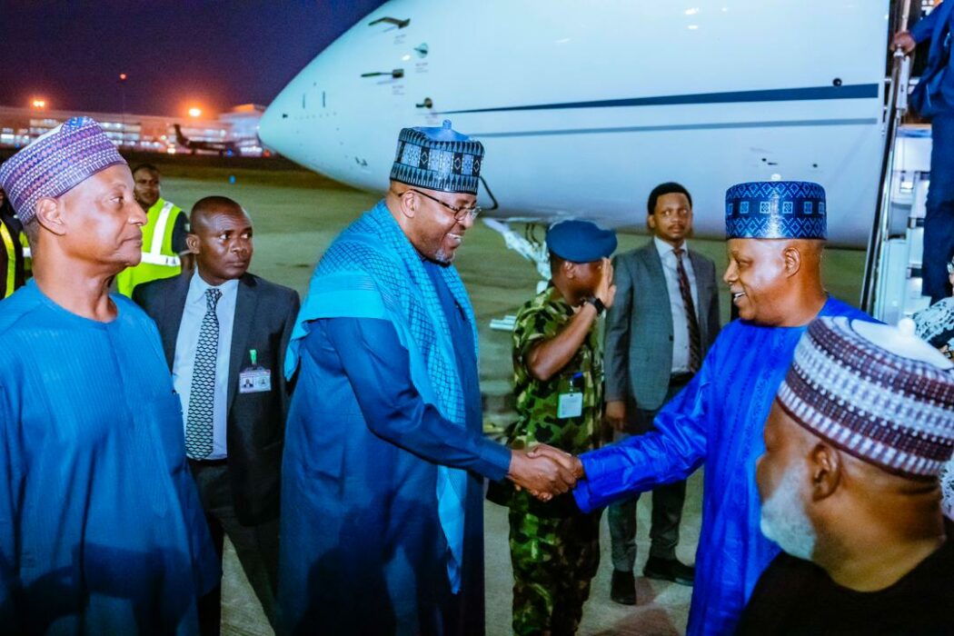 VP Shettima Back In Abuja After Successful Engagements At AU Summit