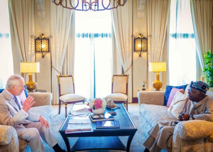 King Charles III Invites Tinubu On State Visit To UK 1 Tinubu and King Charles