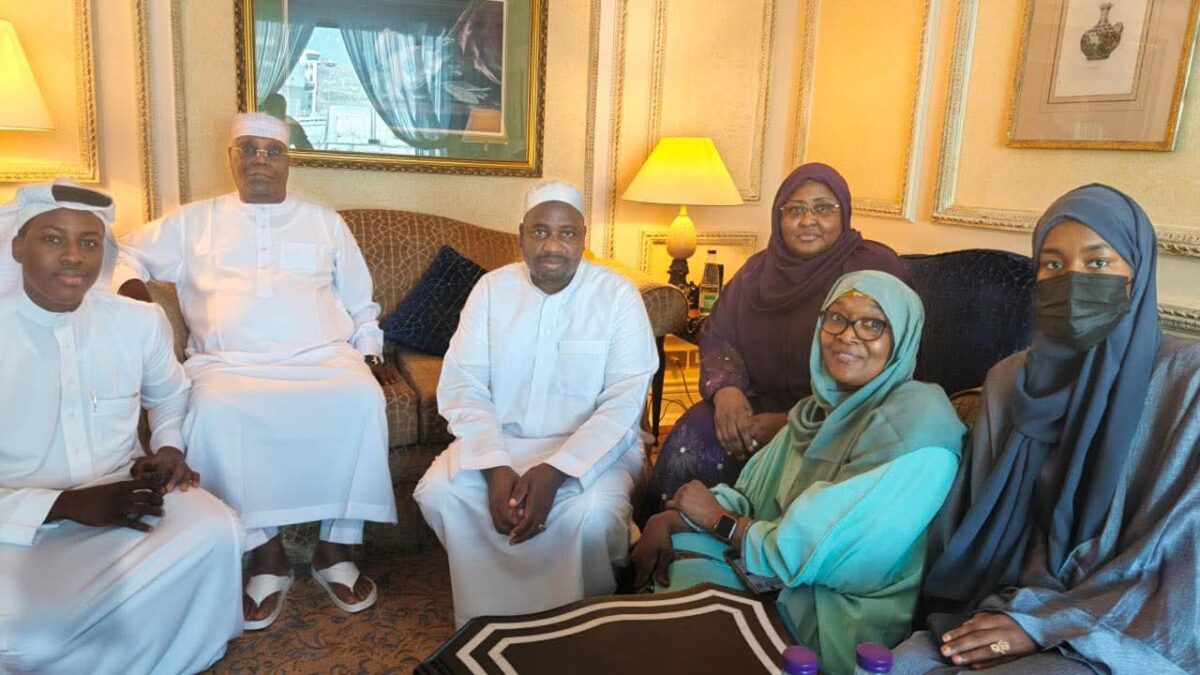 Ex-First Lady Aisha Buhari Visits Atiku In Saudi Arabia