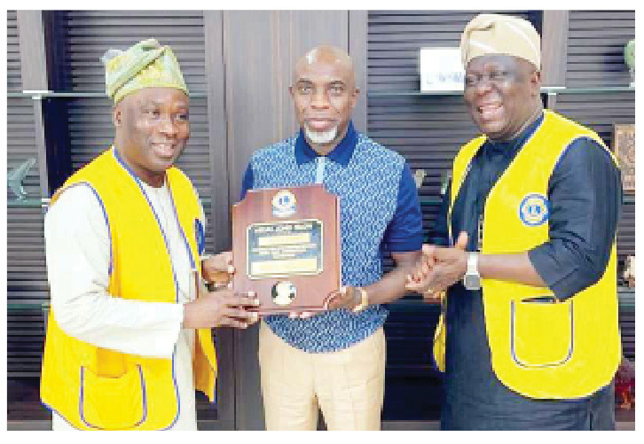 Wema Bank MD Receives Lions Clubs International’s Melvin Jones Fellowship 1 Wema Bank MD Receives Lions Clubs Internationals Melvin Jones Fellowship