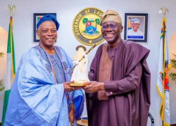 PICTORIAL: Olubadan Ladoja’s Visit To Lagos House Excites Governor Sanwo-Olu